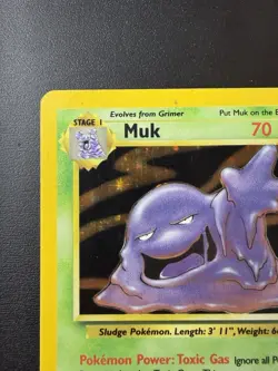 Pokemon Muk Fossil Holo Rare 13/62 1999 Wizards of the Coast Trading Card - Image 5