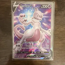 Pokemon TCG Mewtwo V Promo Holo Basic Card SWSH229 SWSH Sword & Shield 220 HP - Image 1
