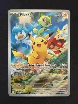 Pikachu | 027 | SV: Promo Cards | Black Star Promo | NM - Image 1