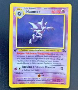 Pokemon Card Haunter Holo 1a edizione 6/62 Fossil ITA good GD vintage - Image 1