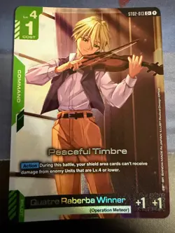 Gundam Card Game Peaceful Timbre C+ ST02-013 Wings of Advance USA Seller English - Image 1