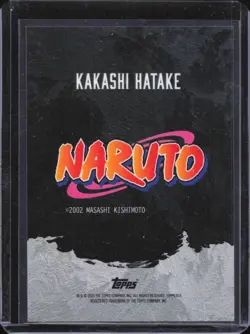 Topps Naruto 2025 8/10 Black Parallel Card - Kakshi Hatake - Image 2