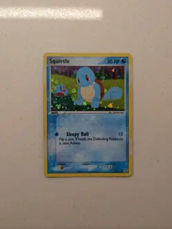 Squirtle 82/112 EX FireRed & LeafGreen Reverse Holo Pokemon Card 2004 LP - Image 1