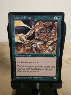 MTG Magic the Gathering Muscle Sliver (TMP-238/2851) The List NM - Image 1