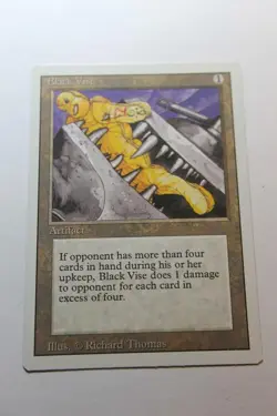 MTG Black Vise x1- -Revised Edition-Lightly Played - Image 1