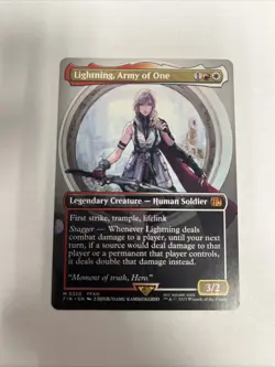Lightning Army Of One Borderless Nonfoil Card #0320 MTG - Image 1