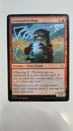 MTG 1x Coruscation Mage - FOIL / Bloomburrow / V-LP / English / Magic - Image 1