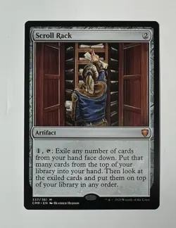 Scroll Rack Artifact Commander Legends Mythic 337 Magic: The Gathering MTG - Image 1