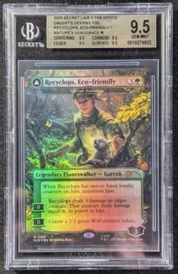 MTG Secret Lair X The Office Recyclops, Eco-friendly Foil BGS 9.5 Gem Mint - Image 1