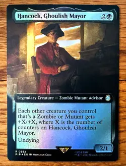 MTG Hancock Ghoulish Mayor FOIL NM - Fallout, English - Image 1