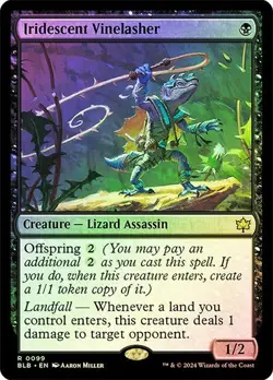 Iridescent Vinelasher - FOIL - Bloomburrow - Magic The Gathering - MTG - Image 1