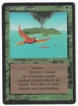►Magic-Style◄ MTG - Birds of Paradise - French Revised FBB - Played - Image 1