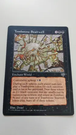 MTG- Tombstone Stairwell x1 - Mirage Reserved List -Magic The Gathering - Image 1