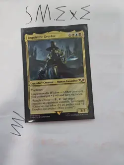 Inquisitor Greyfax (Surge Foil) Universes Beyond: Warhammer 40,000 Foil - Image 1