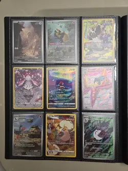 Pokemon TCG 9 Card Lot Illustration Full Art Rares Near Mint Or Better! - Image 1