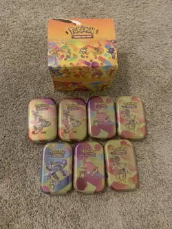 Pokemon 151 Mini Collectible tins lot of 17 - Image 1