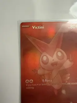 Pokemon TCG Victini Card Black Bolt Red Holo BWR 171/086 - Image 3