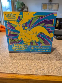 Ascended Heroes Pokemon Center PC ETB Small Tear In Plastic See Last Picture - Image 1