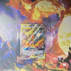 Pokemon Moltres & Zapdos & Articuno GX TAG TEAM Full Art Holo Rare SM210 Card - Image 1