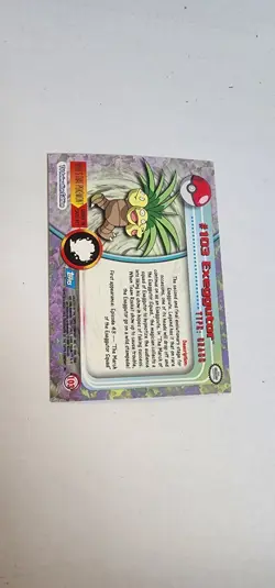 Pokemon Topps 1999 Exeggutor #103 Rainbow Holo Foil Blue Logo Hypno Rainbow - Image 4