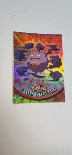 Pokemon Topps Foil TV Animation Series 2 Rainbow Foil #109 Koffing - Image 2