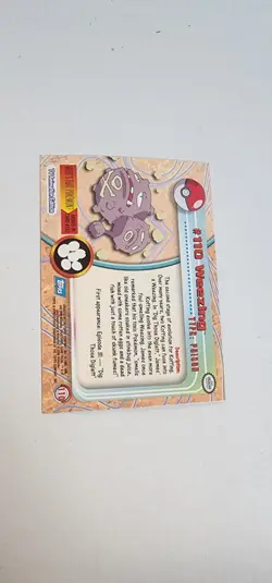 Topps Pokemon Foil Weezing #110 1998 Series 2 TV Animation Rainbow Foil - Image 4