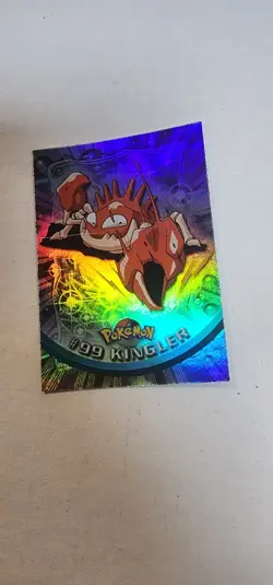 2000 Topps Pokemon TV Animation Series 2 Rainbow Foil Kingler #99 - Image 1
