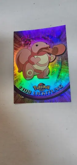 Topps Pokemon Series 2 Rainbow Foil #108 Lickitung - Image 1