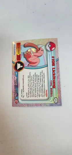 Topps Pokemon Series 2 Rainbow Foil #108 Lickitung - Image 3