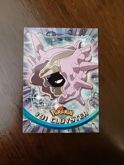 HP! Topps Pokemon Series 2 TV Animation Edition Cloyster #91 Blue Label - Image 1