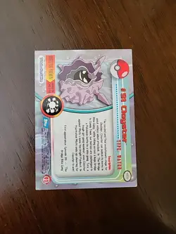 HP! Topps Pokemon Series 2 TV Animation Edition Cloyster #91 Blue Label - Image 2