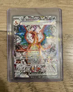 Pokemon Charizard ex 223/197 SV03 Obsidian Flames Rare Holo 330 HP 180+ Attack - Image 1