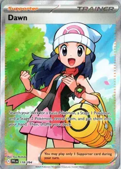 Pokemon Dawn 118/094 Illustration Rare – Phantasmal Flames – NM – Pack Fresh - Image 1