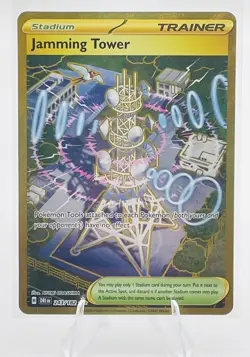 Pokemon Jamming Tower 243/182 Sv10: Destined Rivals Hyper Rare Holo Trainer 2025 - Image 1