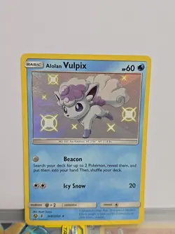 Alolan Vulpix SV8/SV94 - Hidden Fates - Shiny Vault - Pokemon - NM - Image 1