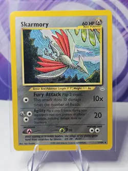 Skarmory 23/64 Neo Revelation WOTC Pokemon TCG Regular Rare 1999 HP - Image 1