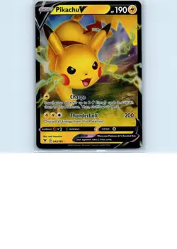 Pokemon tcg SWSH04: Vivid Voltage Pikachu V Near Mint or Better - Image 1