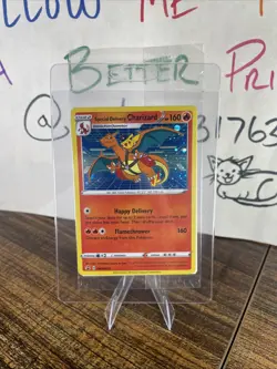 Pokemon Special Delivery Charizard SWSH075 Black Star Promo Sealed - Image 1