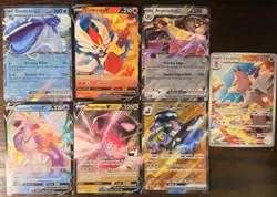 Pokemon Lot Of 7B Ex Full Art V - Image 1