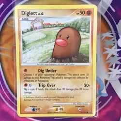 Diglett - 72/127 - Common (Platinum Base Set) Pokemon TCG Official - Image 1