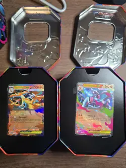Pokemon Mega Charizard X & Y EX Tins And Promos- Opened No Packs. - Image 2
