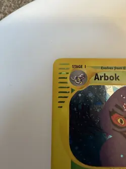 Arbok Holo Rare 3/165 Expedition Base Set WOTC Vintage Pokemon - Image 4