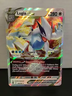 Lugia VSTAR 139/195 Pokemon Silver Tempest Holo Ultra Rare - Image 1