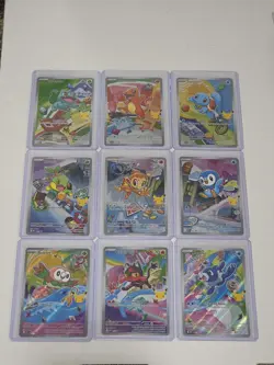 Pokemon 2026 First Partner Series 1 llustration Collection Full Set of 9 Promo - Image 1