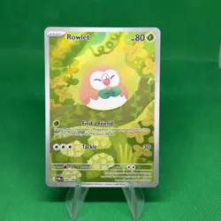 Pokemon TCG Perfect Order Rowlet 090/088 Illustration Rare Near Mint - Image 1