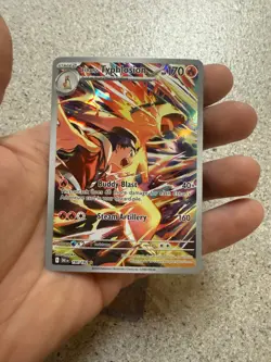 Ethan's Typhlosion 190/182 Illustration Rare SV10: Destined Rivals NM Pokemon - Image 2