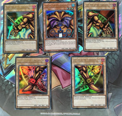 YuGiOh Exodia the Forbidden One Ultra Rare LOB-EN124 21 22 23 - 2020 Printing - Image 1