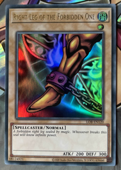 YuGiOh Exodia the Forbidden One Ultra Rare LOB-EN124 21 22 23 - 2020 Printing - Image 5