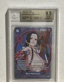 Namco Boa Hancock EB03-026 SP Foil One Piece Heroines Beckett 9.5 2026 - Image 3