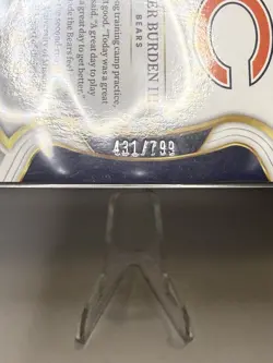 2025 Panini Select - Concourse Luther Burden #72 White Shock Prizm /799 (RC) - Image 3